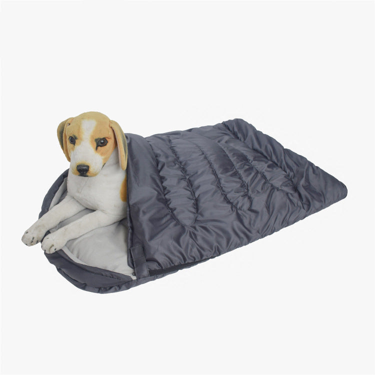 Cross-border Supply Factory Wholesale Dog Waterproof Warm Sleeping Bag Pet Bed Kennel Mat Pet Supplies