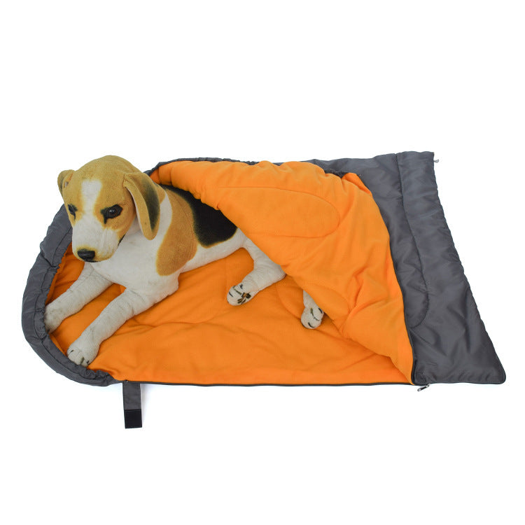 Cross-border Supply Factory Wholesale Dog Waterproof Warm Sleeping Bag Pet Bed Kennel Mat Pet Supplies