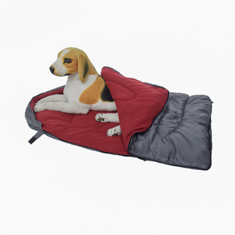 Cross-border Supply Factory Wholesale Dog Waterproof Warm Sleeping Bag Pet Bed Kennel Mat Pet Supplies