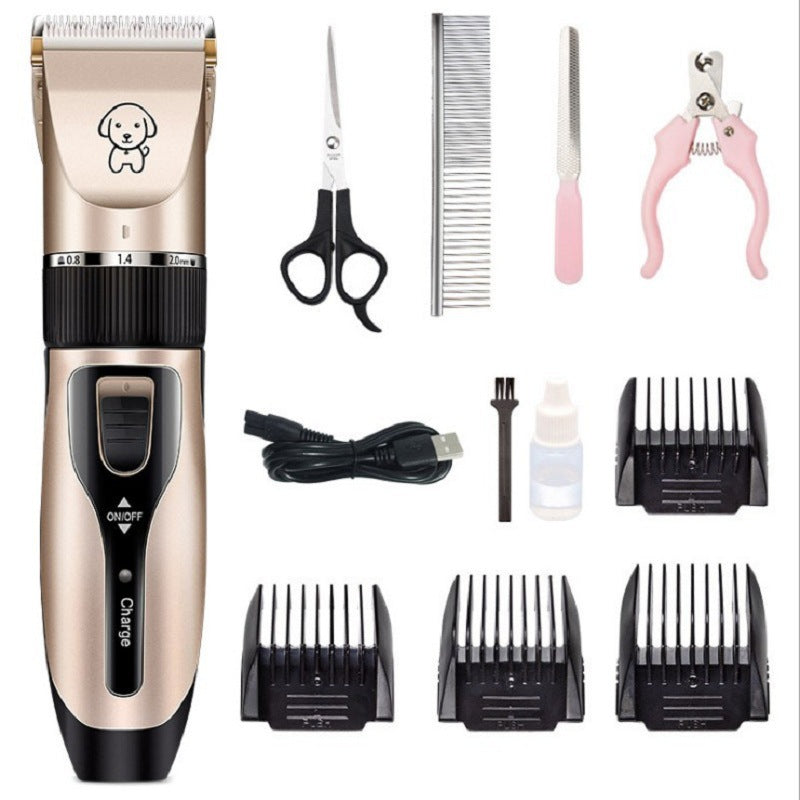 Amazon New Pet Hair Clipper Dog Shaver Cat And Dog Hair Clipper Pet Cleaning Supplies Spot Wholesale