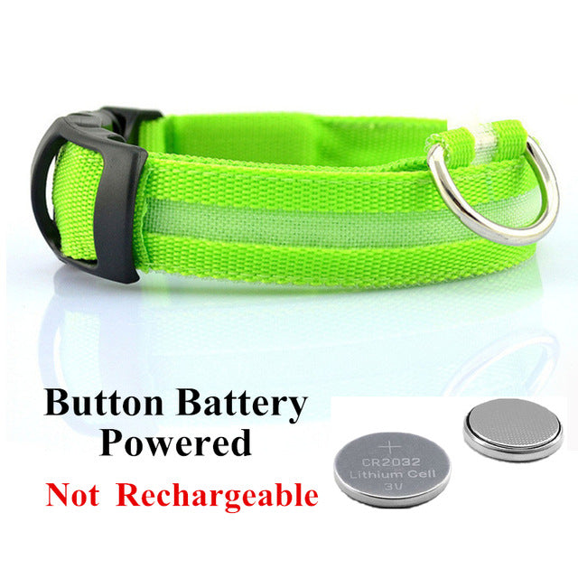 USB Charging Led Dog Collar Anti-Lost Luminous Flashing