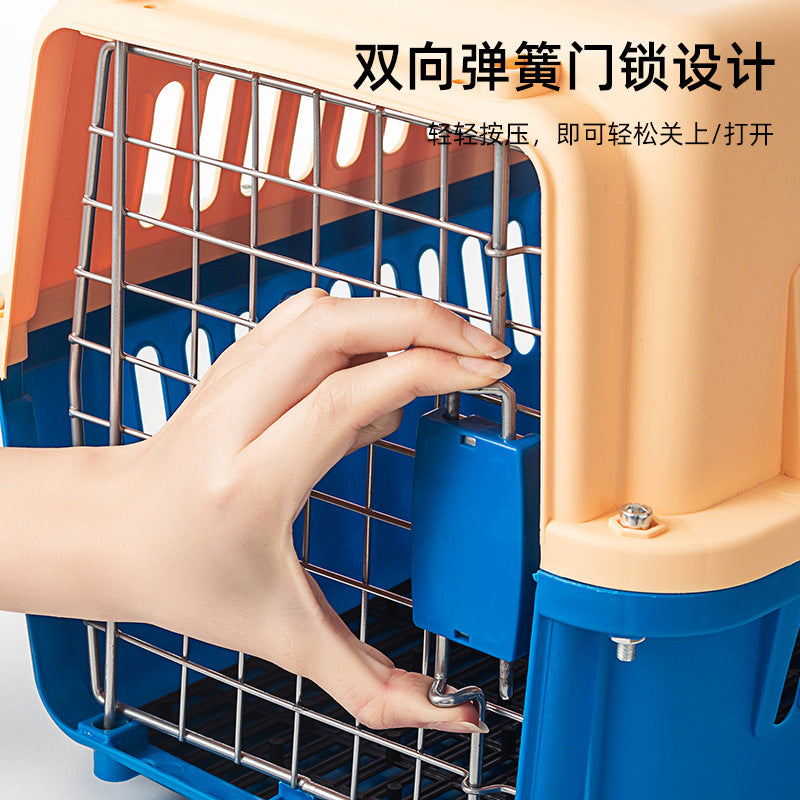 Air Box Cat Out Portable Cat Cage Cat Bag Pet Space Box Dog Checked Box Car Dog Cage Box