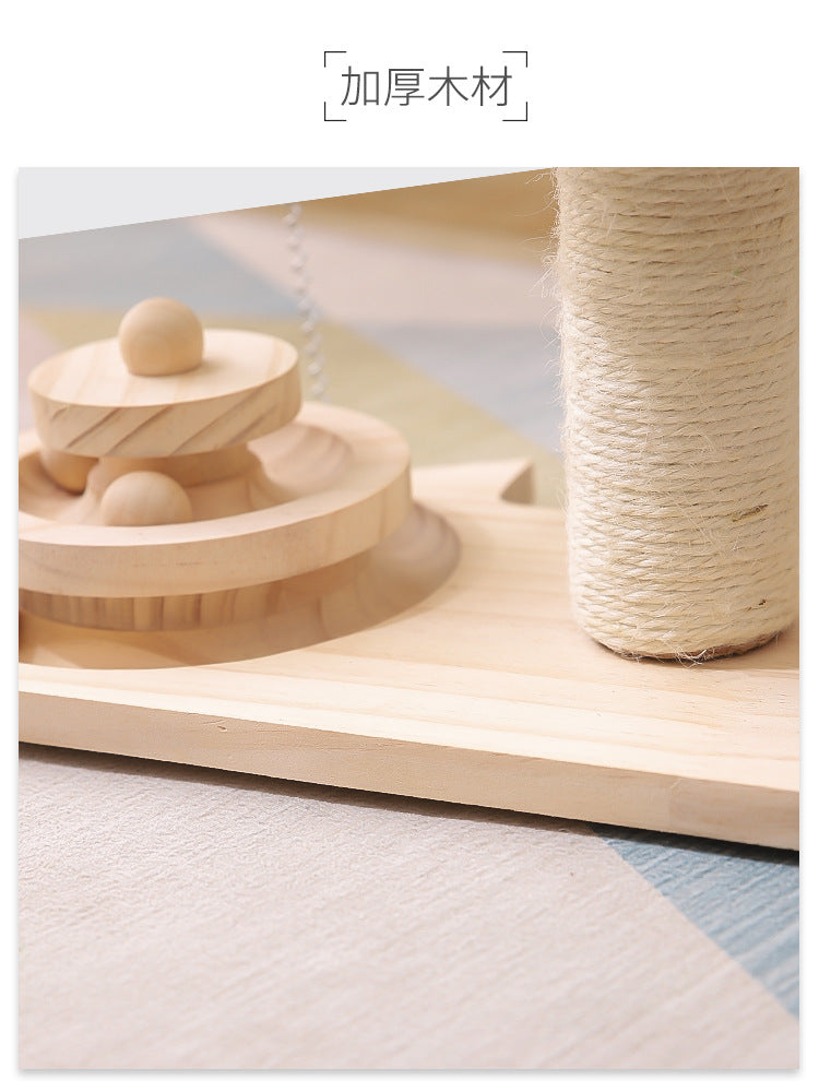 Cat Scratching Board Vertical Cat Scratching Post Cat Toys Non-Dandruff Wear-resistant Sisal Self-Hi Relieving Boredom Funny Cat Grinding Claws Multi-function