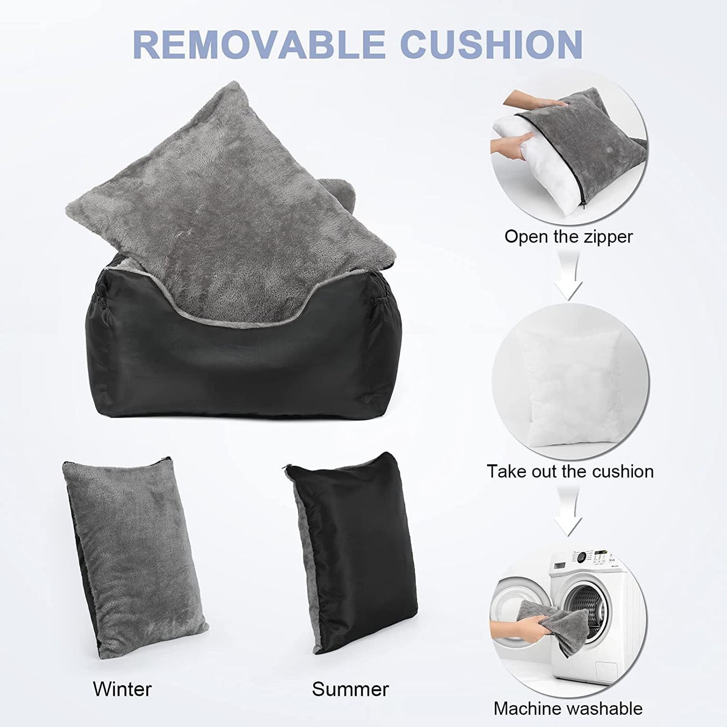 Pet Car Car Cushion Dog Out Seat Cushion Small And Medium Dog Kennel Front Spot