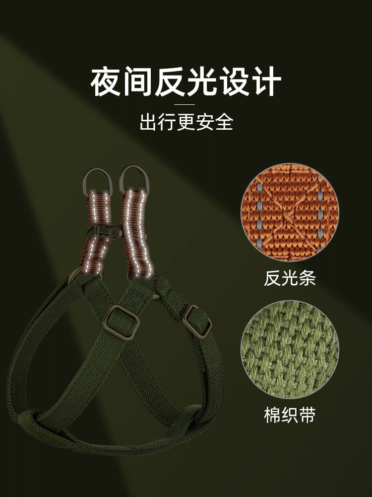Dog Leash, Dog Chest And Back With Engraving, Anti-lost, Small Dog Teddy Harness, Medium Dog, Corgi Vest Style Dog Leash