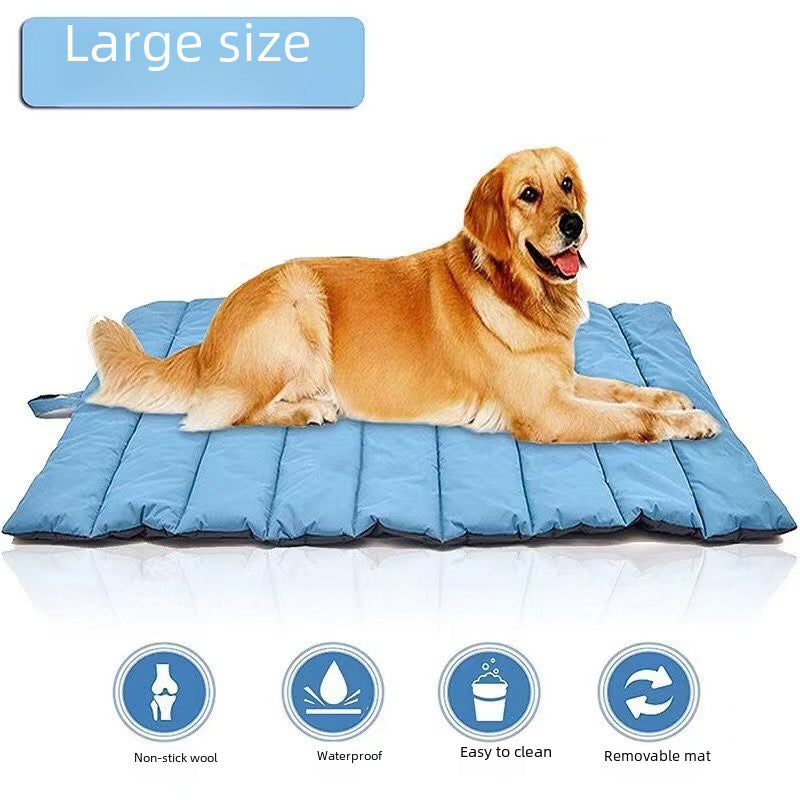 Pet Nest Mat Spring And Summer Dog Mat Medium And Large Dogs Moisture-proof Waterproof Double-sided Kennel Golden Retriever Bite-resistant Four Seasons Universal