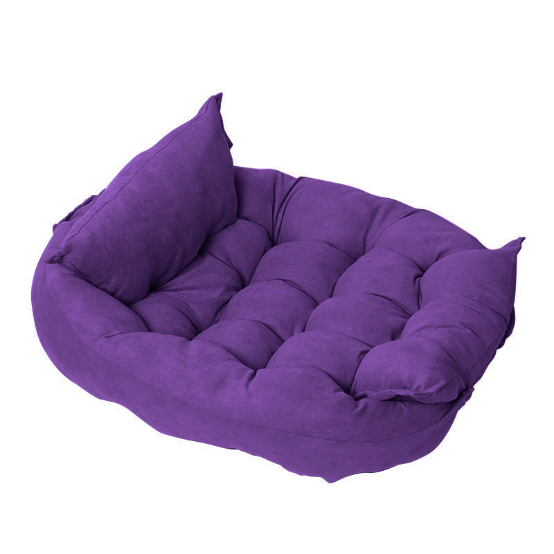 Dog Kennel Mat Multifunctional Folding Square Mat Pet Sofa Kennel Dog Mat Deformable Multipurpose Dog Kennel