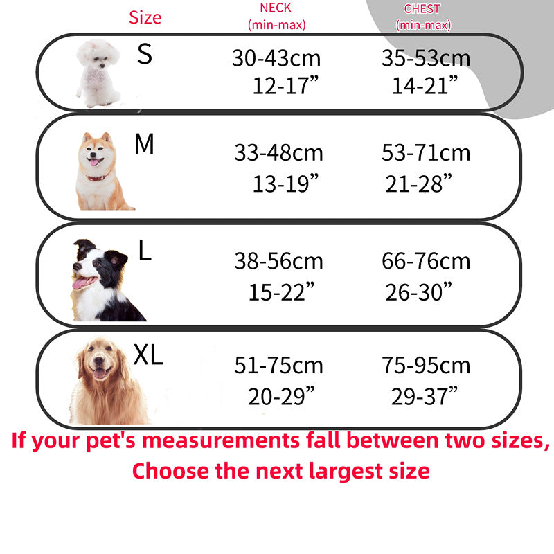 Dog Leash Pet Chest Back Nylon Dog Leash Large Dog Chest Strap Pet Supplies