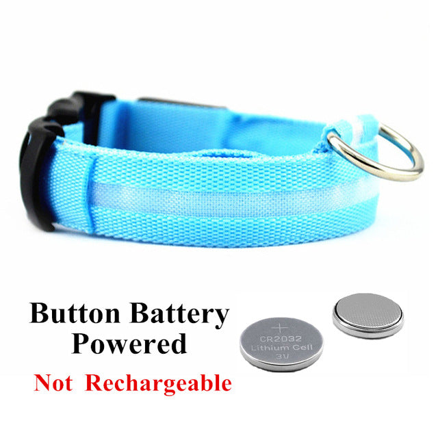 USB Charging Led Dog Collar Anti-Lost Luminous Flashing