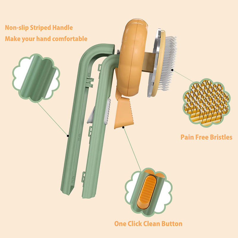 Pet Comb Cat Needle Comb To Floating Hair Removal Brush Hair Remover Pet Cleaning Slicker Brush