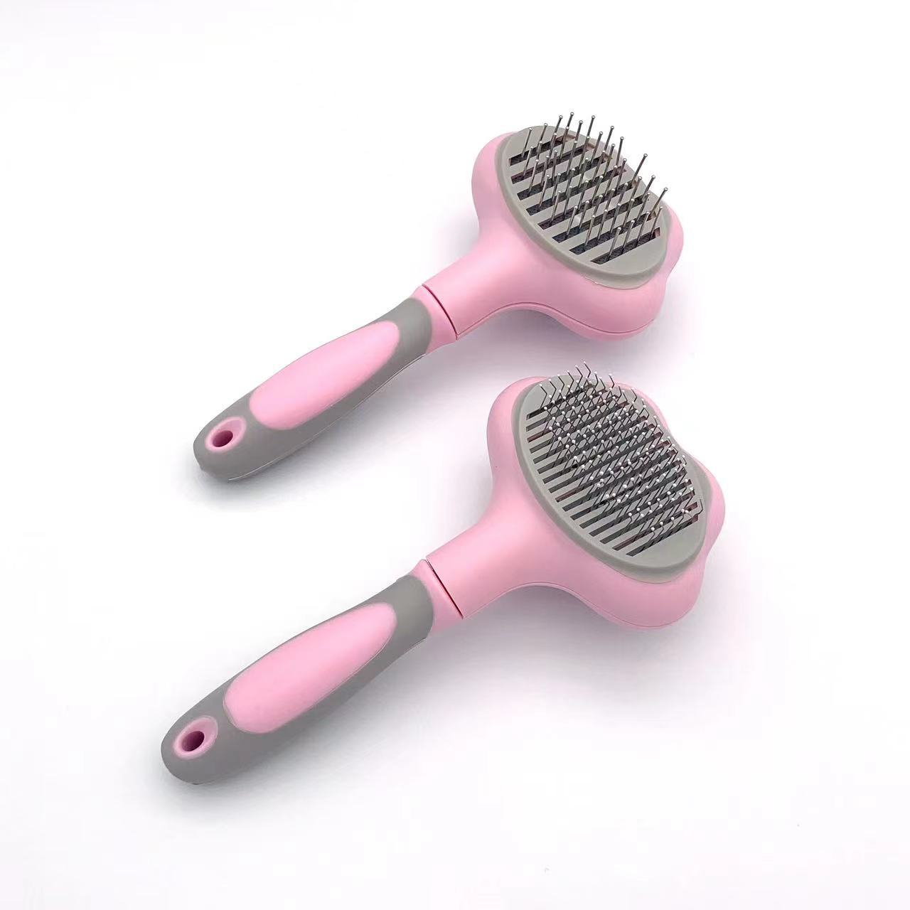 2012 New Pet Grooming Comb Hair Removal Comb Massage Comb Dog Cat Hair Removal Comb Automatic Unknotting Comb Cross-border