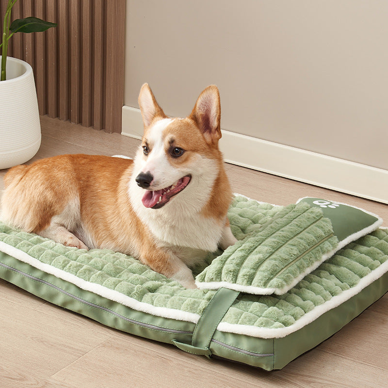 Factory Wholesale Removable And Washable Dog Kennel Summer Cat Kennel Four Seasons Universal Pet Mat Dog Mat Sleeping Mat Pet Supplies