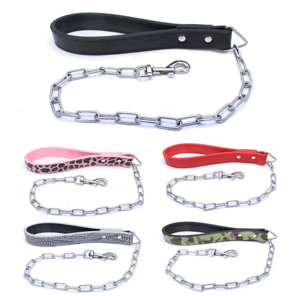 Hot Sale Spike Pet Collar Colorful Rivet Dog Collar Large And Medium Dog Traction Rope Iron Chain