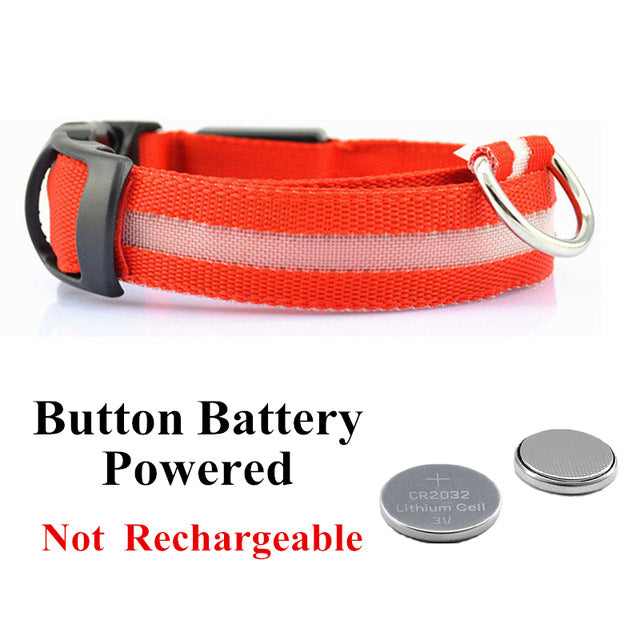 USB Charging Led Dog Collar Anti-Lost Luminous Flashing