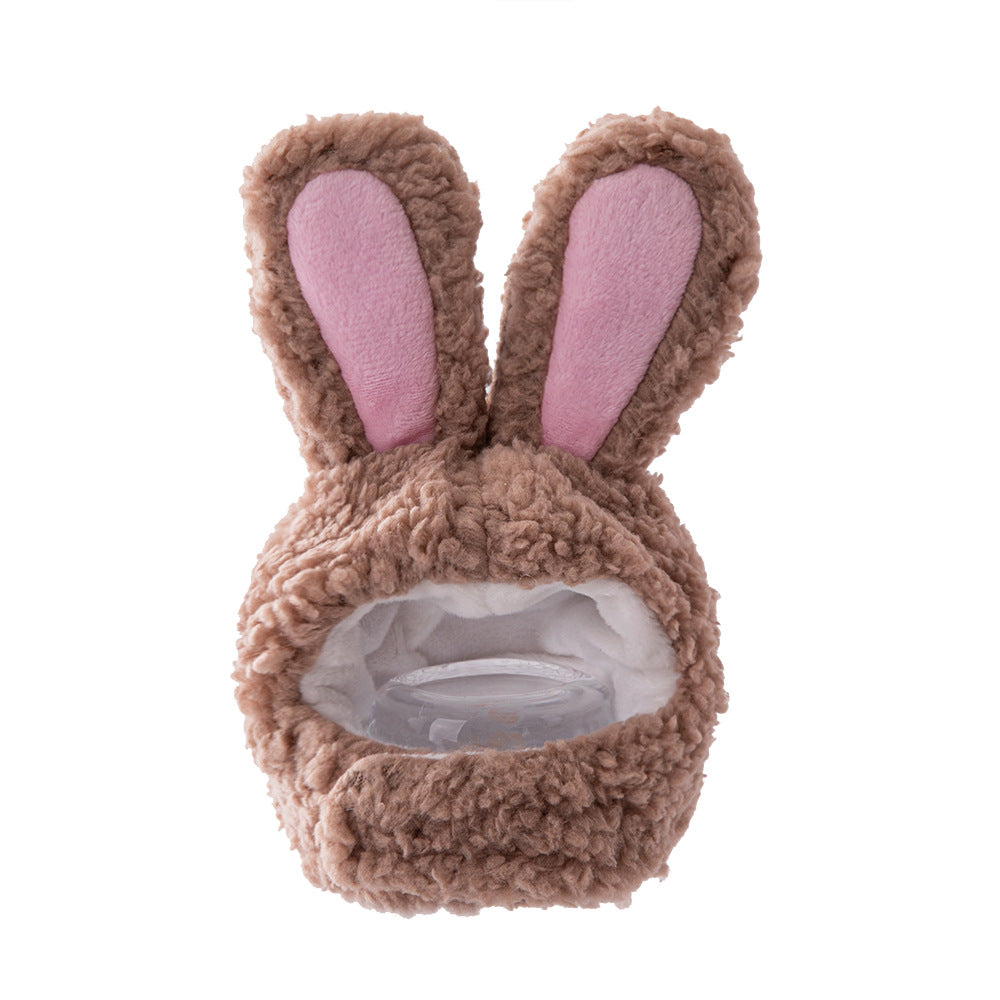 Cat Rabbit Headgear Internet Celebrity Small Ear Hat English Short Teddy Rabbit Ear Headgear Cotton Velvet Cat Hat