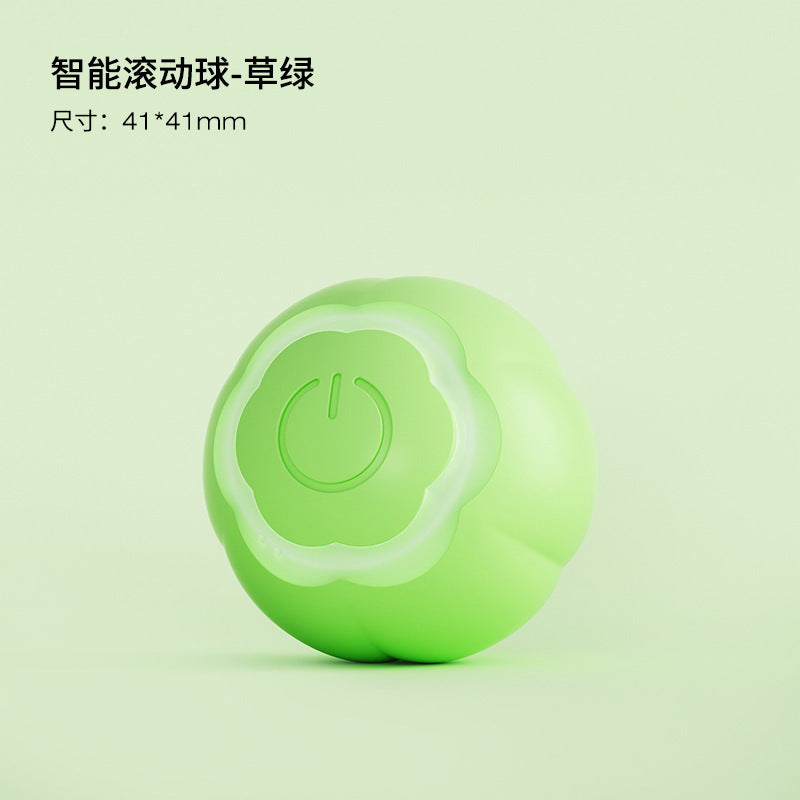 Pet Smart Rolling Ball Cat Toy Ball Relieves Boredom Self-Hi Funny Cat Stick Bite Resistant Pet Toy Ball