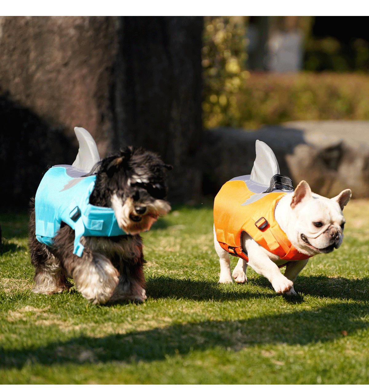 New Flying Shark Fin Life Jacket Dog Swimming Suit Outdoor Pet Sports Suit Dog