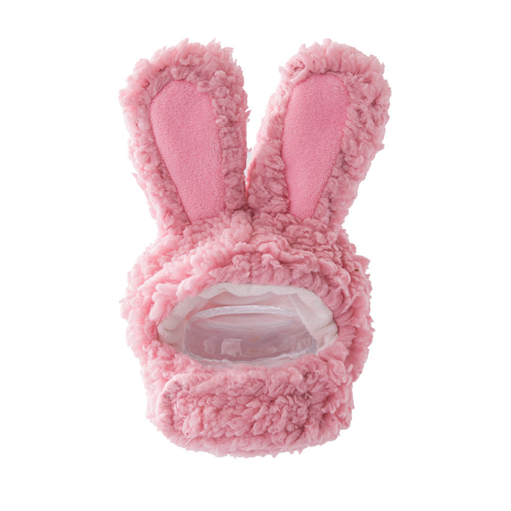 Cat Rabbit Headgear Internet Celebrity Small Ear Hat English Short Teddy Rabbit Ear Headgear Cotton Velvet Cat Hat