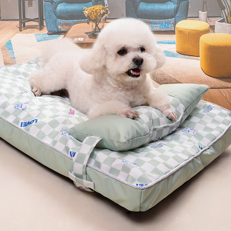 Factory Wholesale Removable And Washable Dog Kennel Summer Cat Kennel Four Seasons Universal Pet Mat Dog Mat Sleeping Mat Pet Supplies