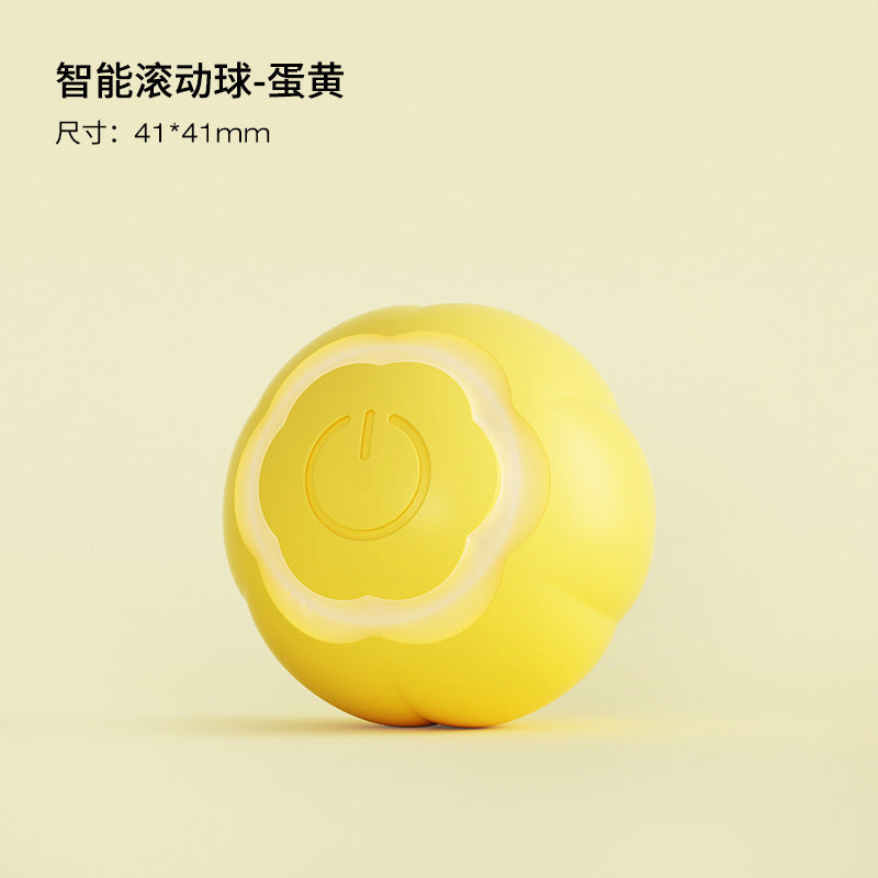 Pet Smart Rolling Ball Cat Toy Ball Relieves Boredom Self-Hi Funny Cat Stick Bite Resistant Pet Toy Ball