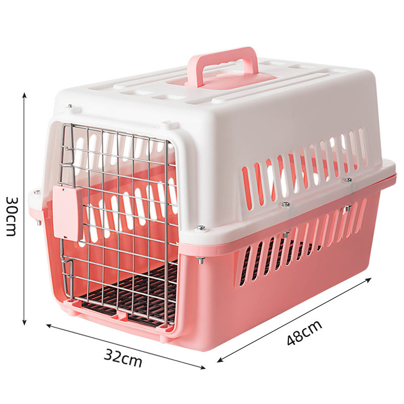Air Box Cat Out Portable Cat Cage Cat Bag Pet Space Box Dog Checked Box Car Dog Cage Box