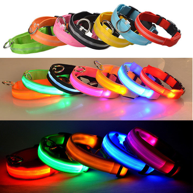 USB Charging Led Dog Collar Anti-Lost Luminous Flashing