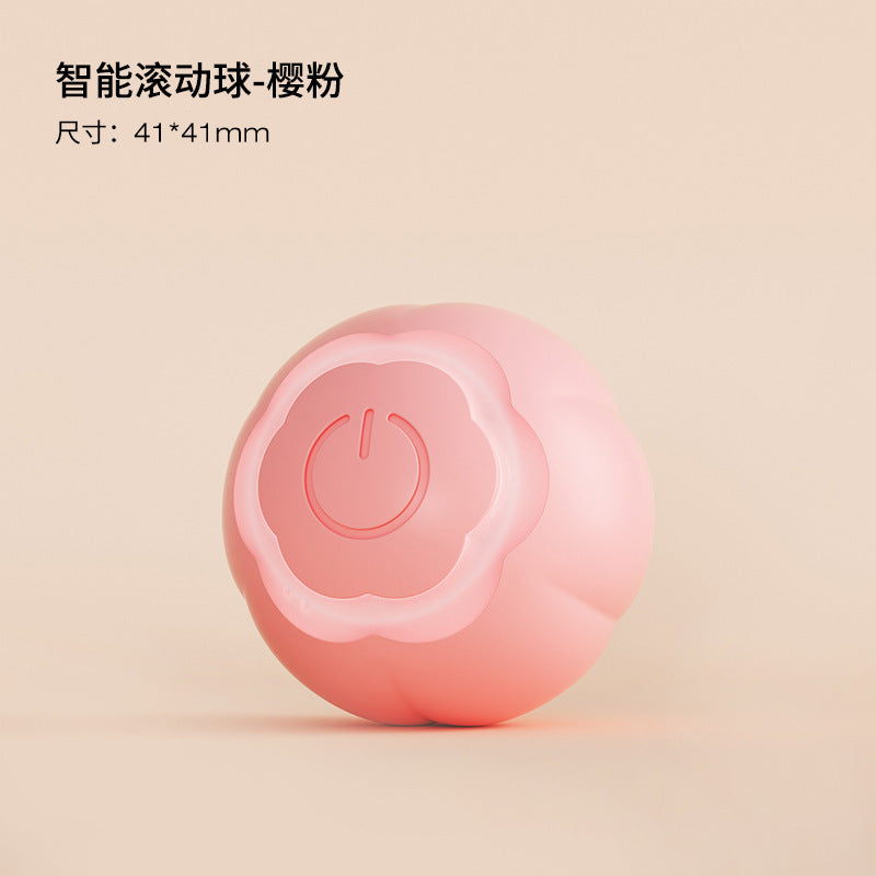 Pet Smart Rolling Ball Cat Toy Ball Relieves Boredom Self-Hi Funny Cat Stick Bite Resistant Pet Toy Ball