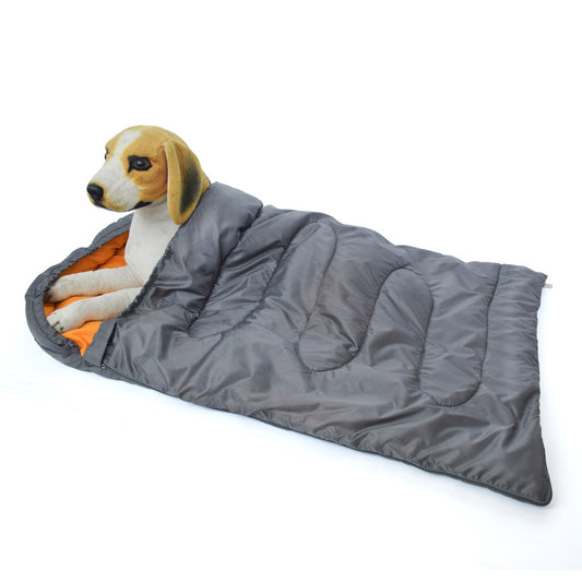 Cross-border Supply Factory Wholesale Dog Waterproof Warm Sleeping Bag Pet Bed Kennel Mat Pet Supplies