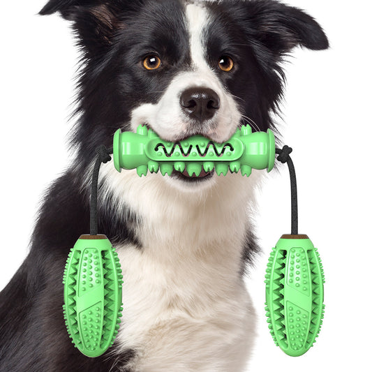 Pet Supplies Dog Toys Drawstring Training Ball Bite Resistant Dog Toothbrush Molar Stick