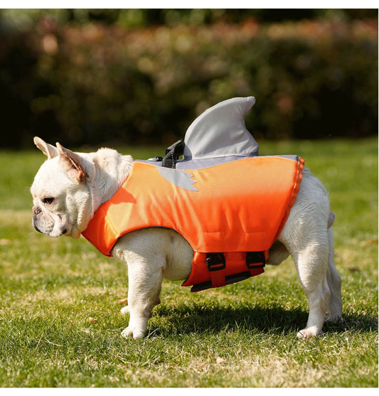 New Flying Shark Fin Life Jacket Dog Swimming Suit Outdoor Pet Sports Suit Dog