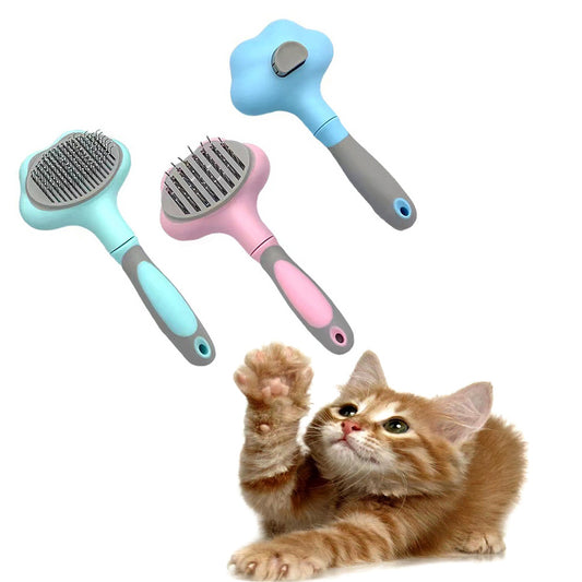 2012 New Pet Grooming Comb Hair Removal Comb Massage Comb Dog Cat Hair Removal Comb Automatic Unknotting Comb Cross-border